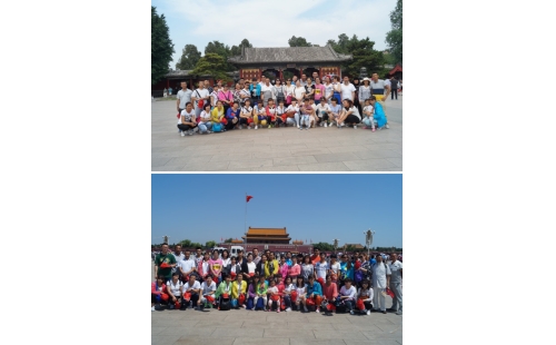 公司組織全體員工北京、天津游