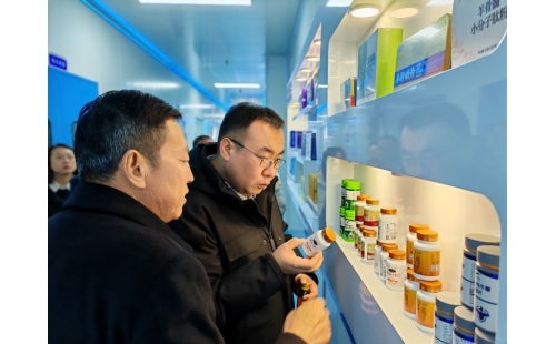 金鳳區(qū)常委、組織部長(zhǎng)杜鈞，副區(qū)長(zhǎng)、公安局長(zhǎng)王占東一行蒞臨企業(yè)參觀調(diào)研